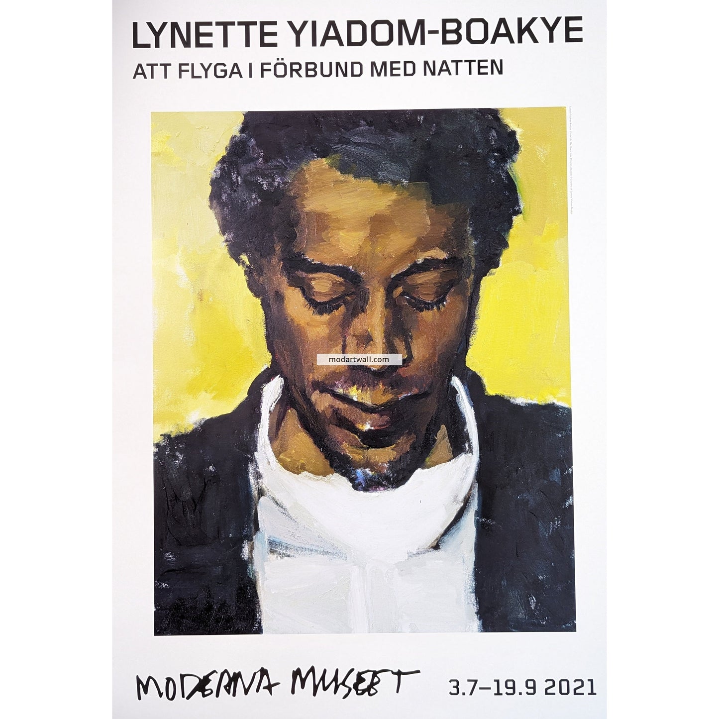 Lynette Yiadom-Boakye original exhibition poster