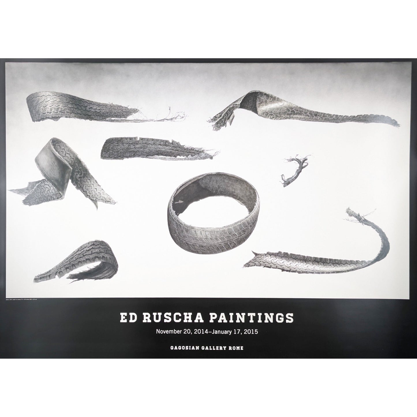 Ed Ruscha original exhibition poster Gators