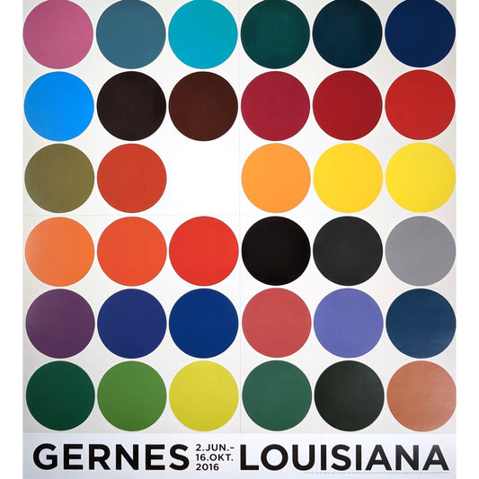 Poul Gernes original exhibition poster Dot