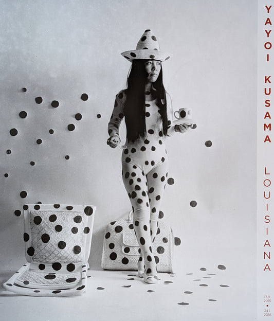 Yayoi Kusama exhibition poster Self-obliteration by Dots 2016