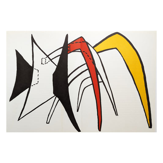 Alexander Calder vintage lithograph 1963