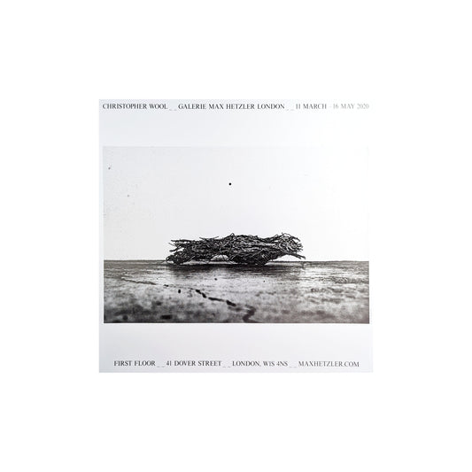 Christopher Wool limited edition exhibition poster