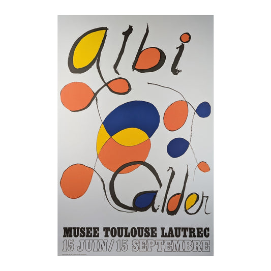 Alexander Calder exhibition poster Albi