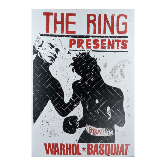 Andy Warhol and Jean Michel Basquiat exhibition poster