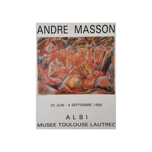 Andre Masson vintage poster 1988
