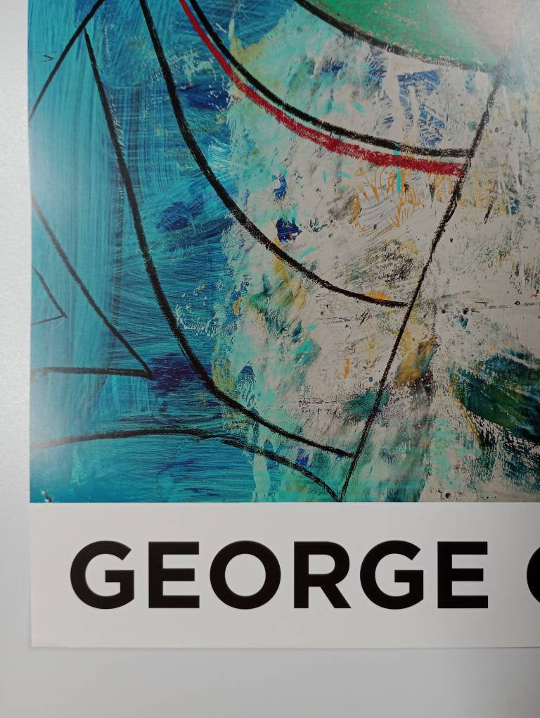 George Condo original exhibition poster Mythological Figures